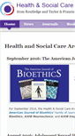 Mobile Screenshot of healthandsocialarena.com